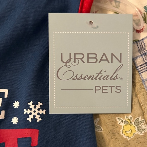 Festive Dog Dresses - Red and Blue - Picture 3 of 8